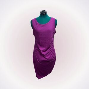 Leith sleeveless purple shift dress | Sz L